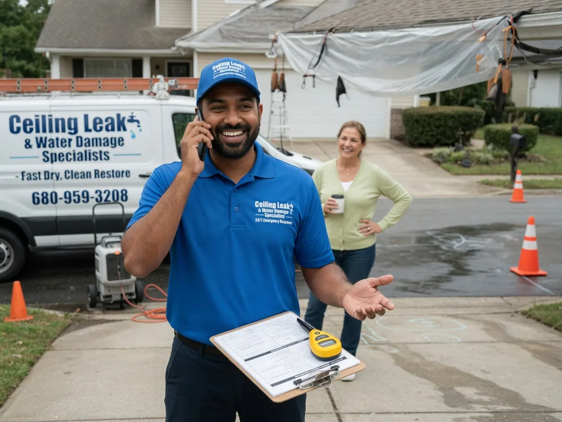 Ceiling Leak Cleanup Summit Point, WV FAQs
